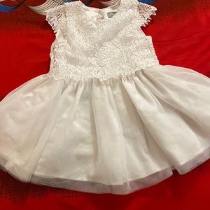 Toddler girl  white dress